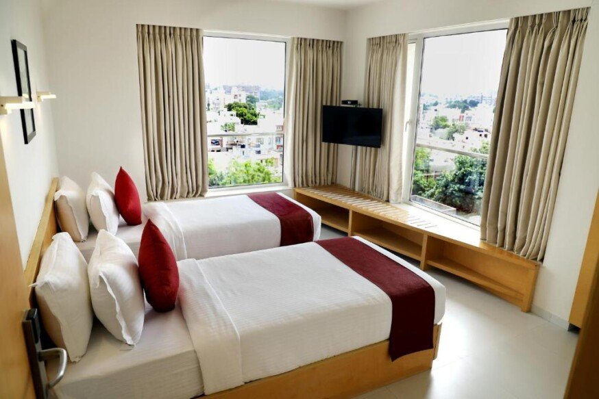 Patria Suites bed room rajkot