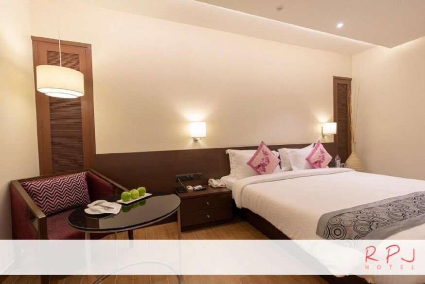 RPJ Hotel Rajkot bedroom