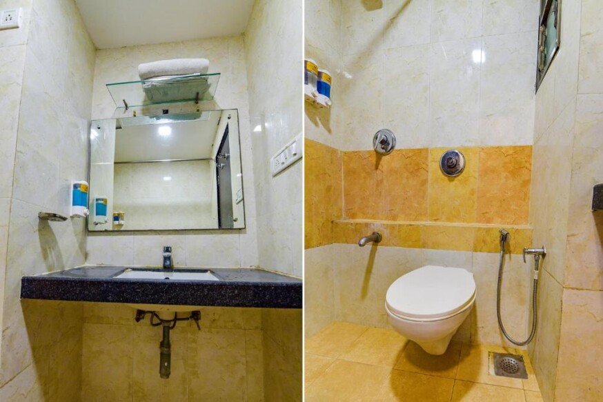 bathroom FabHotel Telikos Silver vadodara