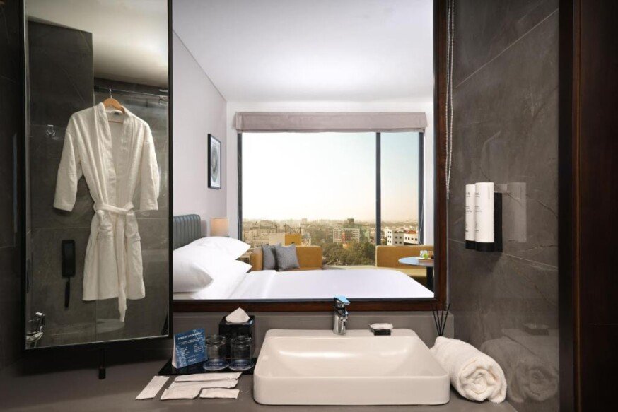 bathroom Fairfield by Marriott Vadodara